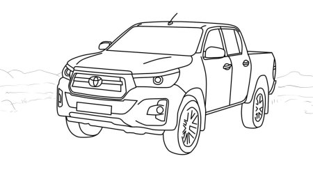 Toyota Hilux чб