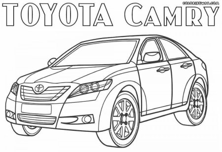 Раскраска Toyota Camry 3.5