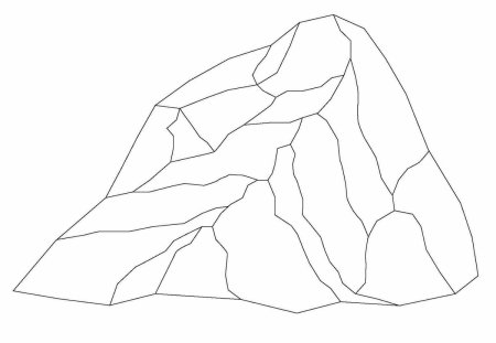 Камень раскраска