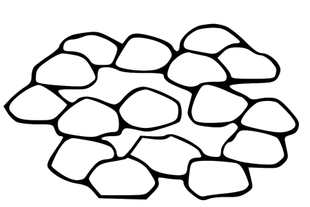 Камушки раскраска