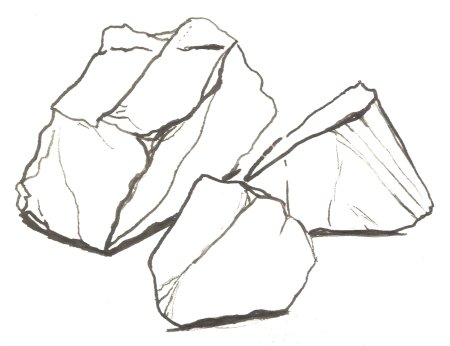 Камень эскиз