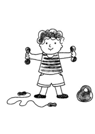 Физминутка раскраска