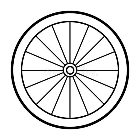 Колесо схематично