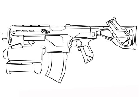 М416 автомат чертеж
