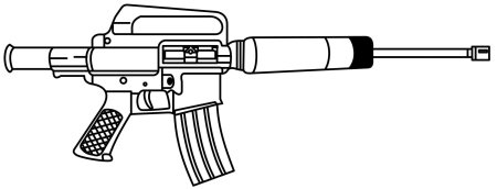 M231 firing Port Weapon