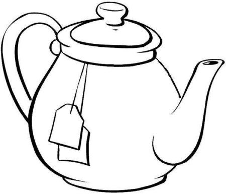 Чайник для раскрашивания