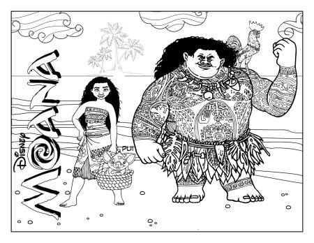 Маона и мауиразукраска