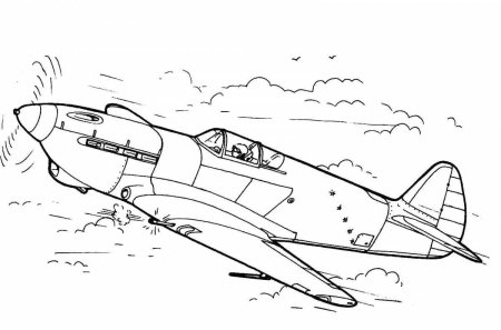 Раскраска. Военные самолеты