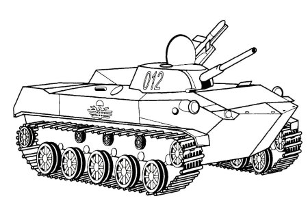 Раскраска военные танки т34
