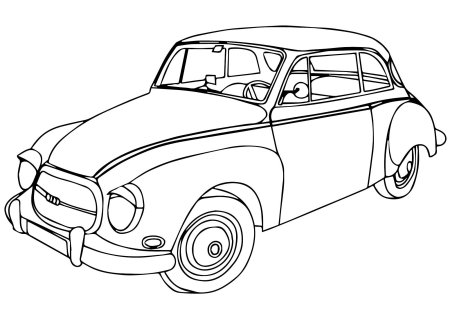 Автомобили (раскраски)
