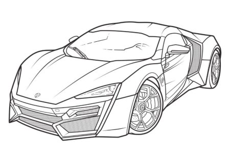 Автомобили (раскраски)