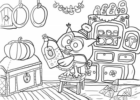 Раскраска Смешарики Совунья