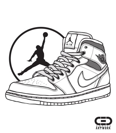 Nike Air Jordan 1 draw