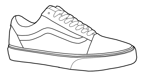 Кеды Ванс с рисунком