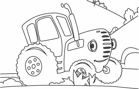 Raskraska для детей Traktor