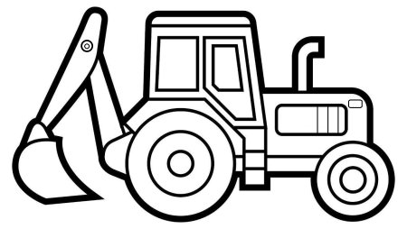 Raskraska для детей Traktor