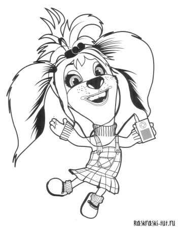 Раскраска Барбоскины малыш