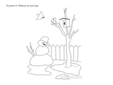 Рисование по точкам Весна