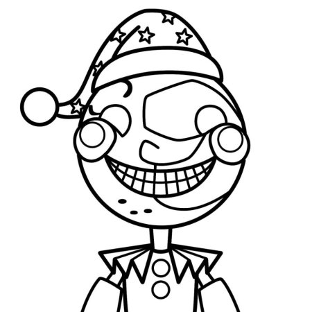 Раскраска из игры FNAF
