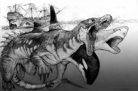 Рисование морских чудовищ