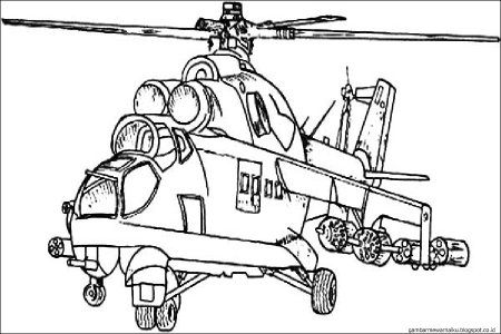 Раскраска. Военные вертолеты