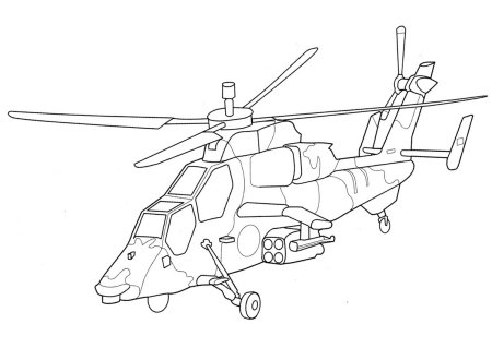 Вертолёт ка-52 Аллигатор раскраска