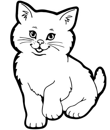Раскраска кот