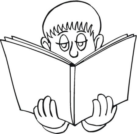 Раскраски для детей чтение книжек