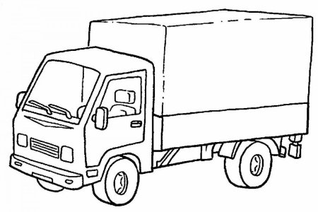 Раскраски машины Газель