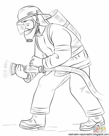 МЧС раскраска