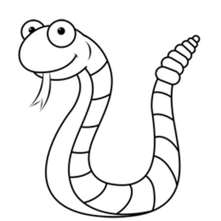 Картинки раскраски маленькая змея (52 фото)