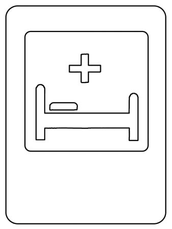 Раскраски дорожных знаков