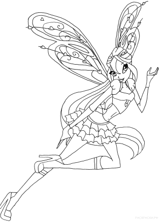 Раскраски Winx Club Блум
