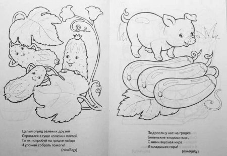 Книжка раскраска