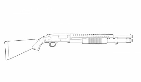 Remington 870 чертеж