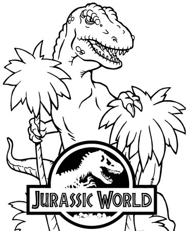 LEGO Jurassic World раскраска
