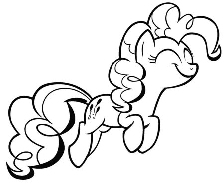 My little Pony раскраска Пинки Пай
