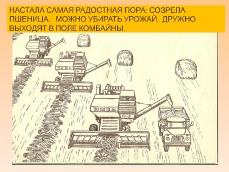 Нарисовать комбайн Нива СК 5