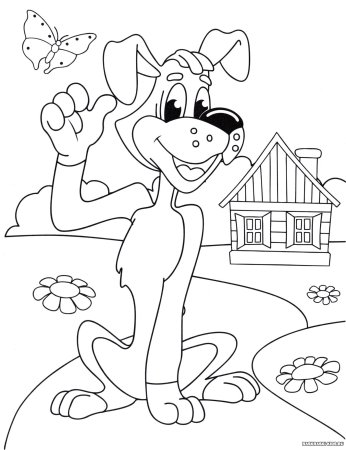 Гаврюша из Простоквашино раскраска