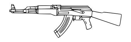 АК 47 чертеж