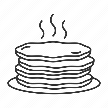 Блины рисунок