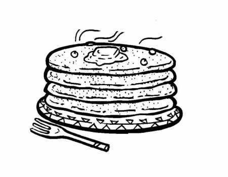 Масленица раскраска