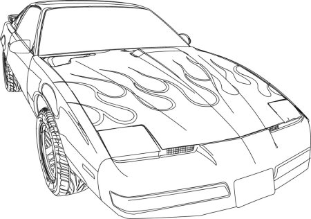 Автомобили (раскраски)