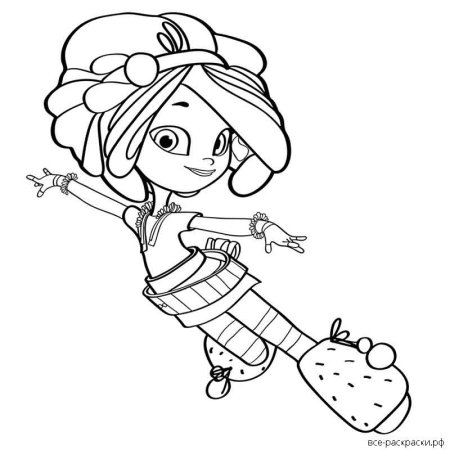 Раскраска сказочный патруль Алиса