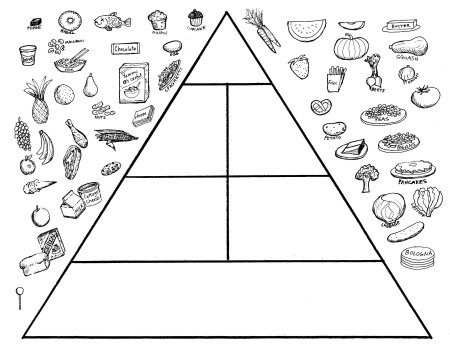 Food пирамида Worksheets