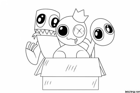 Rainbow friends раскраска