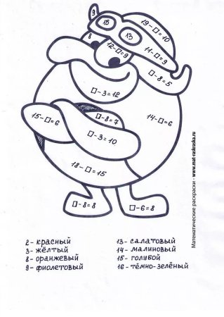 Математическая раскраска