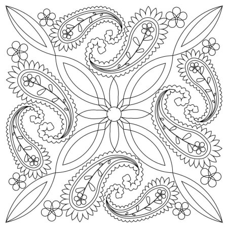 Орнаменты. Раскраска