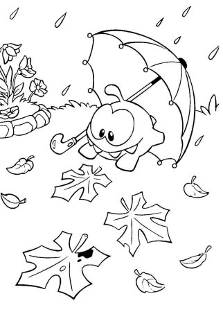 Cut the Rope раскраска