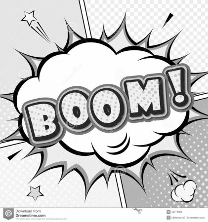 Раскраска Boom